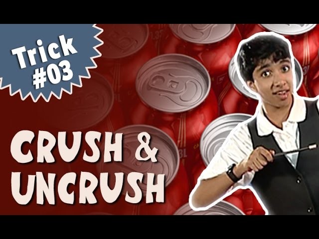 Magic Tricks For Beginners - Learn how to Uncrush a Soda Can(English)