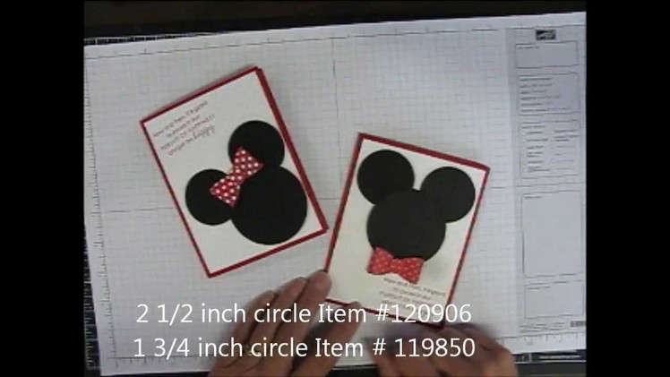 Mickey Mouse and Minnie Mouse with bow tutorial