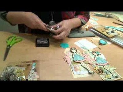 Mixed Media Doll Stamps with Julie Nutting on Live with Prim