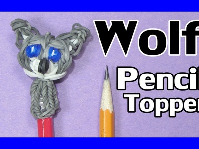 Rainbow Loom WOLF Pencil Topper Charm