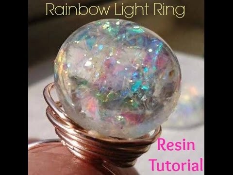 Resin: Rainbow Light Ring