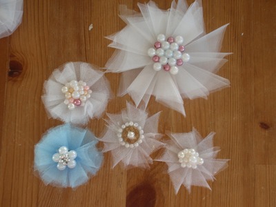 Tulle Flowers Tutorial (nice and easy)