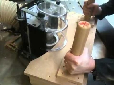 Using a ring fence on a spindle moulder