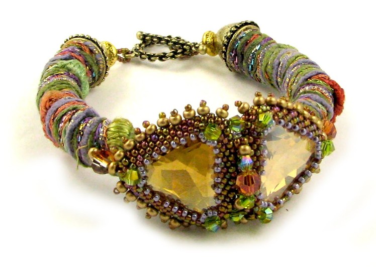 Wrapped Fiber Bracelet or Necklace
