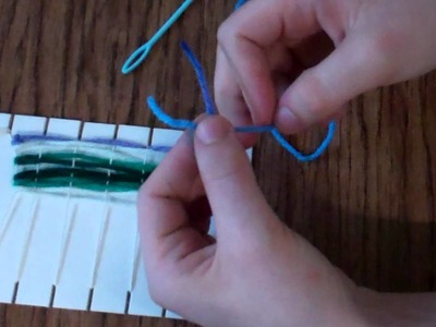 4 How to Add on More Yarn or Change Colors While Weaving