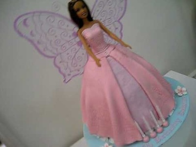 Barbie Fairy Princess Doll Cake (for how to make my doll cakes go to my channel)