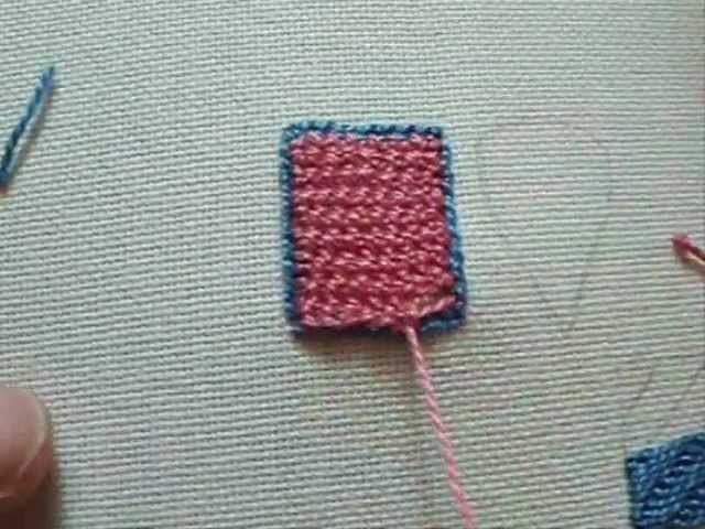 Buttonhole Filling (Detached) Embroidery Stitch