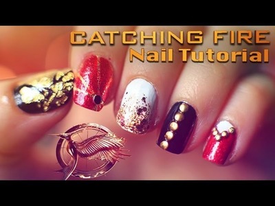 Catching Fire Nail Tutorial with Evelina Barry | The Hunger Games