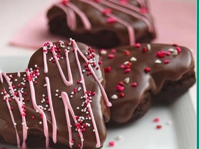 Chocolate brownies: How to make heart-shaped chocolate brownies