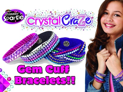 CRAZART CRYSTAL CRAZE GEM CUFF BRACELET unboxing and how-to by DTSE Ditzy