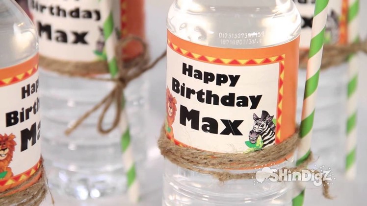 Custom Personalized Water & Bottle Labels - Shindigz Party Supplies