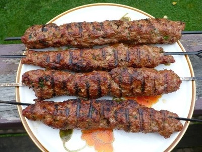 Easy Recipes For Ground Beef - Grilled Koftas Kabobs