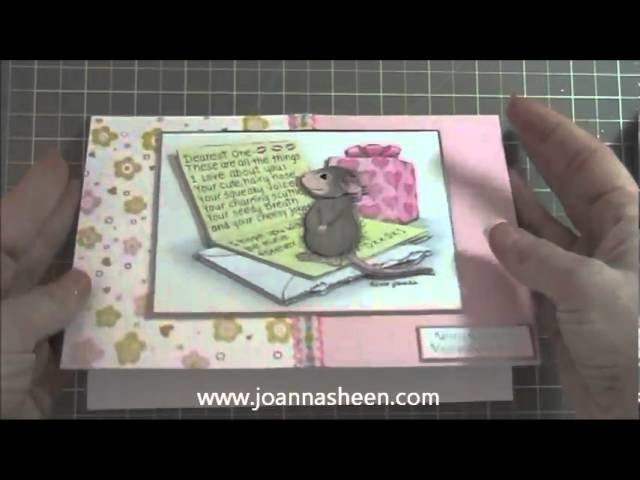 Five Cute Valentine Cards made using Martha Stewart, House Mouse & Xyron Design Runner Part 1