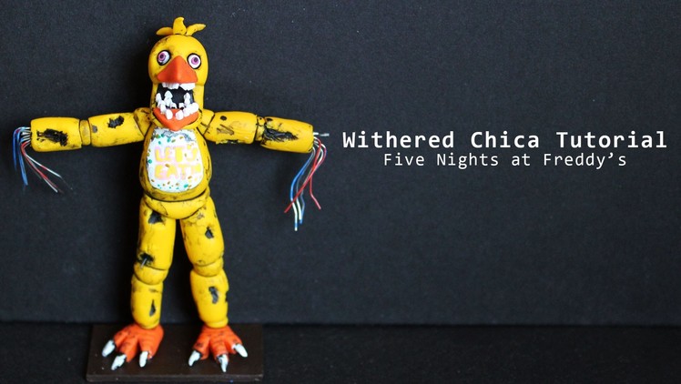 Five Nights at Freddy's 2 Withered Chica Polymer Clay Tutorial