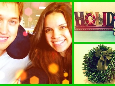Flying Home + My Christmas Decorations! ❄ Vlogmas 4, 2012