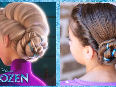 Frozen Inspired Elsa's Coronation Updo | A CuteGirlsHairstyles Disney Exclusive