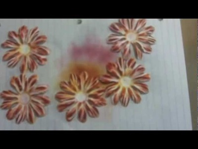 Handmade "Fall Mum Flowers" tutorial!!!