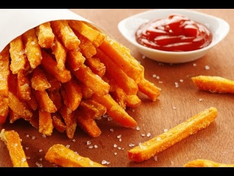 Healthy Fries Recipe that's good for Abs ( Sweet Potato Fries )
