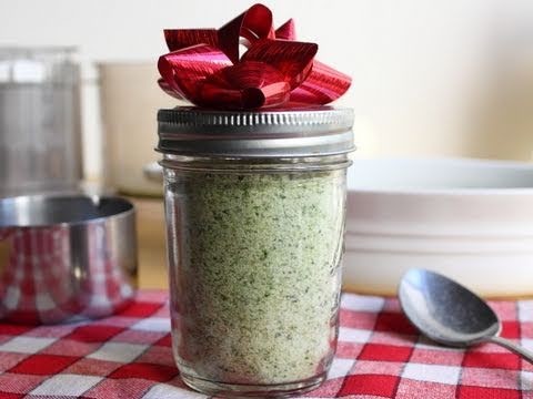 Herb Salt Holiday Gift Idea - How to Make Gourmet Herb Salt