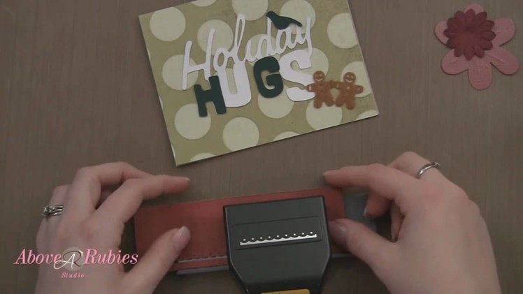 Holiday Hugs Card with the Cricut Expression