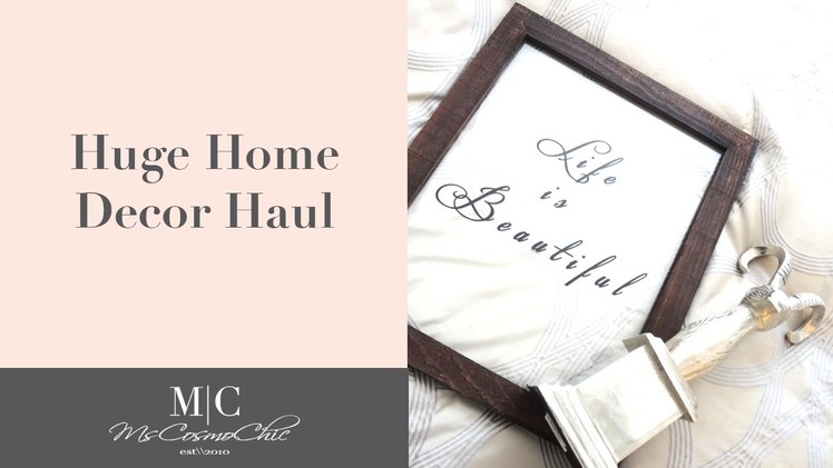 Home Decor Haul |  Home Goods, Target, Anthropologie and Amazon