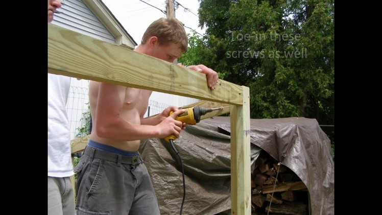 How to build a Firewood-Storage Shed