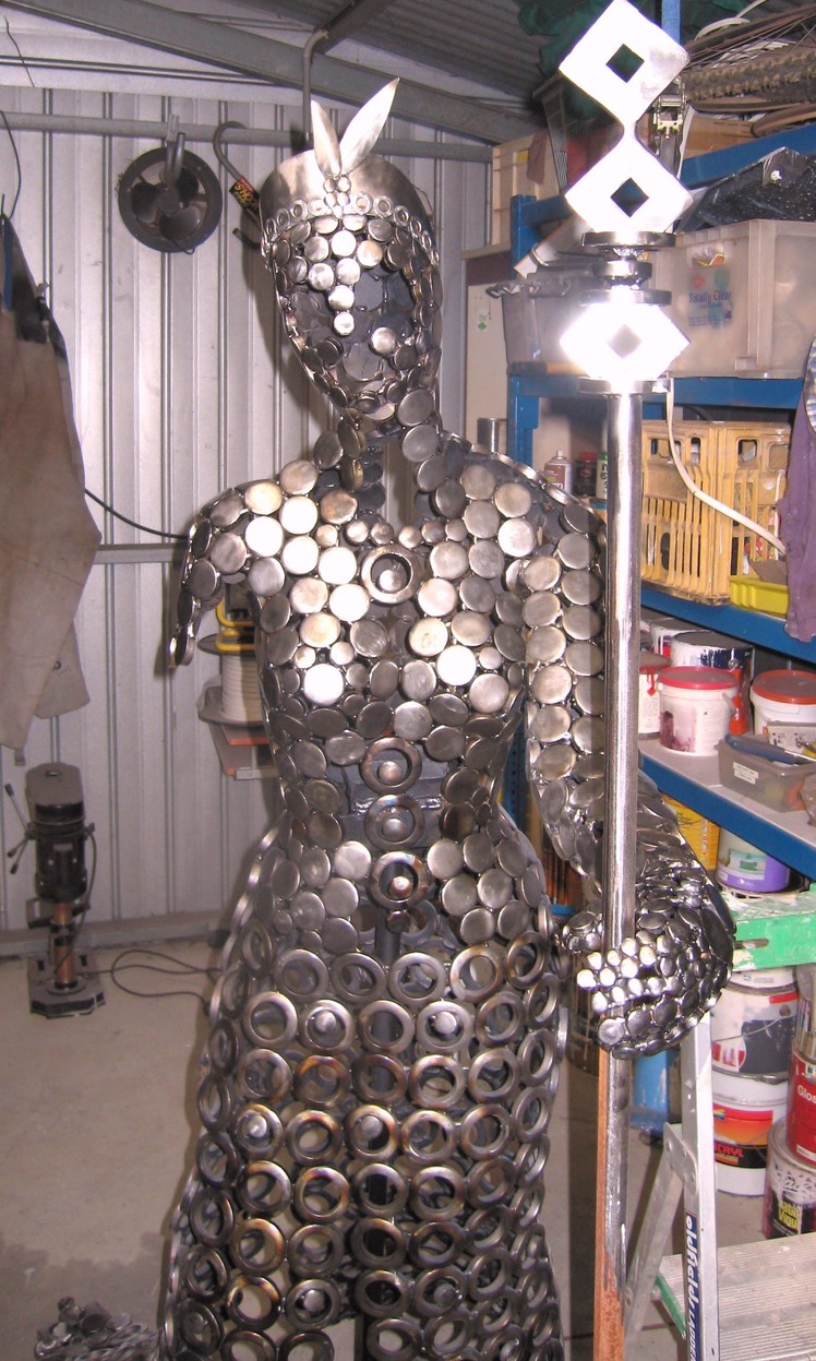 How to Build a Steel Sculpture "Fortuna Goddess" Marc Spurgin Metal Sculpture by Design