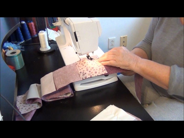 HOW TO-CONTINUOUS MULTIPLE FABRIC PRAIRIE POINTS