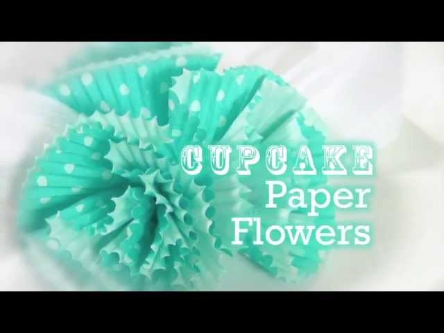How to Create Cupcake Paper Flowers with Aleene's Original Tacky Glue!
