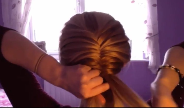 How To Do A Fishtail Braid On Yourself. 