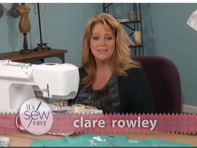 How to embellish a T-shirt with Clare Rowley on ITS SEW EASY TV SHOW 612 3