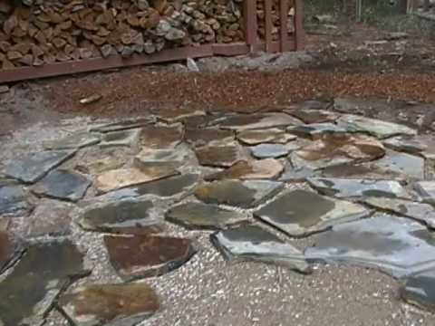 How To Lay a Flagstones Patio(Part 1of2).MP4
