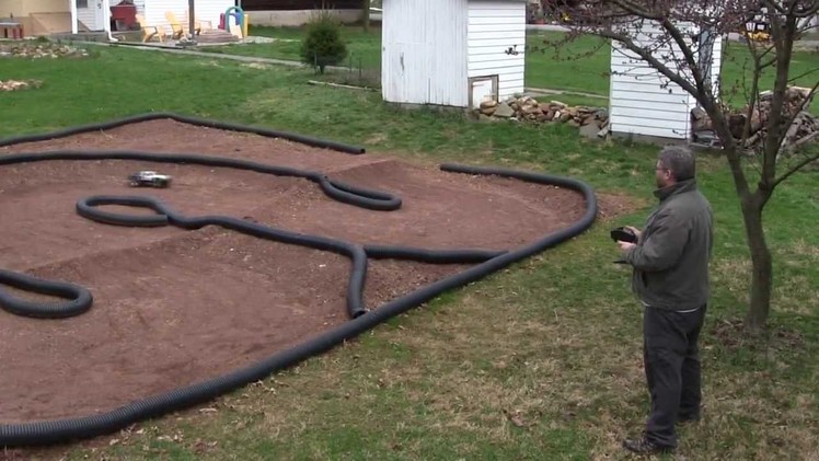 How to make a backyard RC car track - tips and techniques