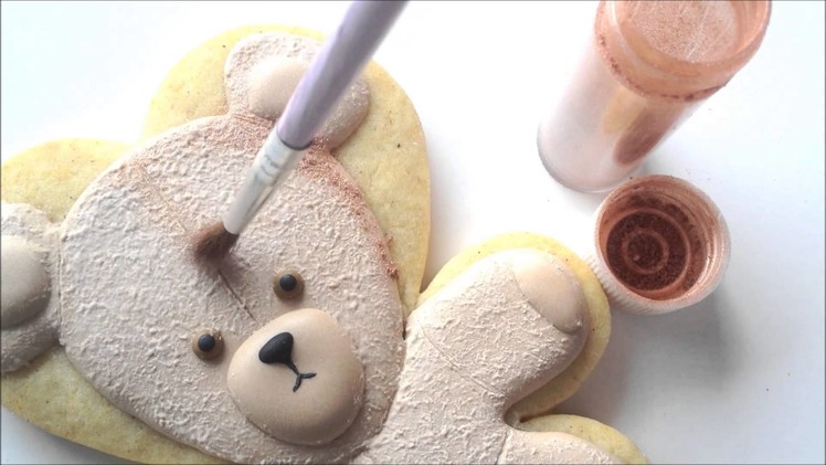 How To Make A Teddy Bear Cookie Using Royal Icing