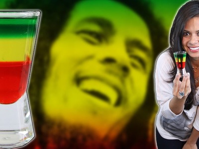 How to make the Flaming Bob Marley Shot - Tipsy Bartender