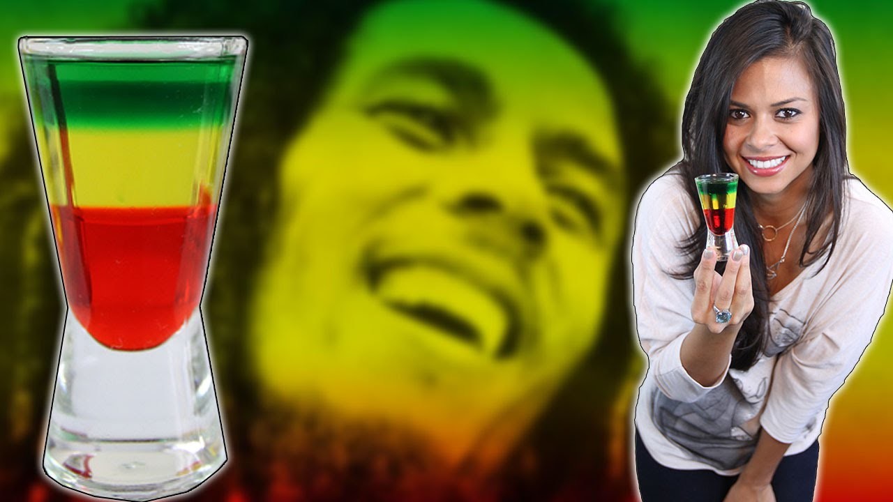 How To Make The Flaming Bob Marley Shot Tipsy Bartender