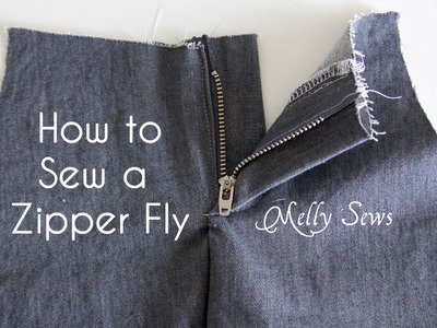 How to Sew a Zipper Fly