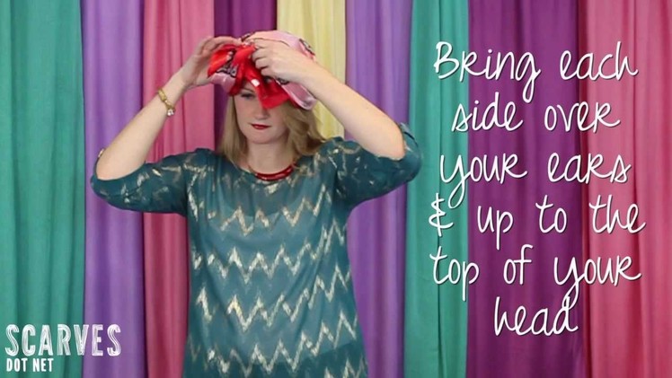 How to Tie a Head Scarf: Bows Away