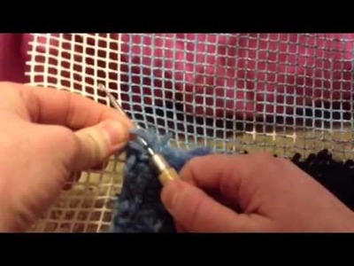 How to use a latch hook kit
