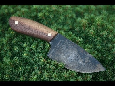 Knifemaking tutorial - How to make a knife with basic tools