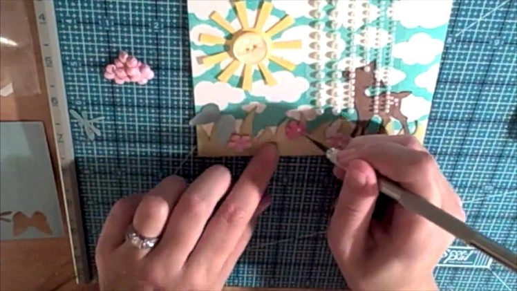 Lawn fawn cards: Oh my dear, my shutters are shabby! Making a card and BLOG CANDY!