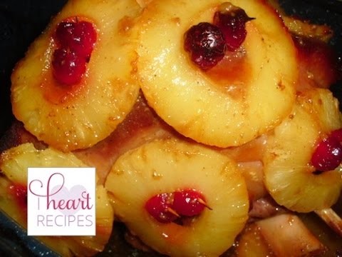Pineapple Glazed Ham - I Heart Recipes