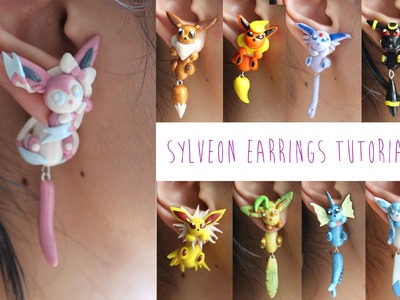 Polymer Clay Pokémon Earrings Tutorial: Sylveon