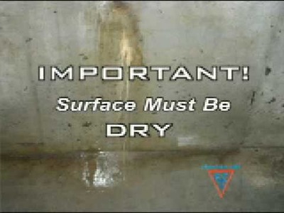 Poured Foundation Crack Repair - Instructions using Emecole Low-Pressure Crack Injection