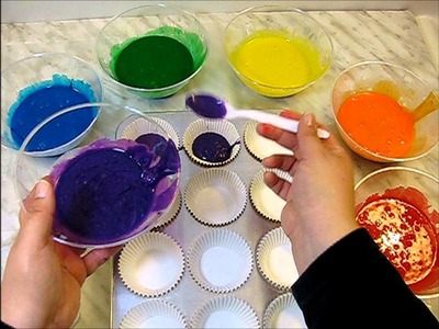 Rainbow Cupcakes and Decorating Ideas