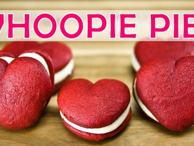 Red Velvet Whoopie Pies (Heart Shaped) by Cookies Cupcakes and Cardio