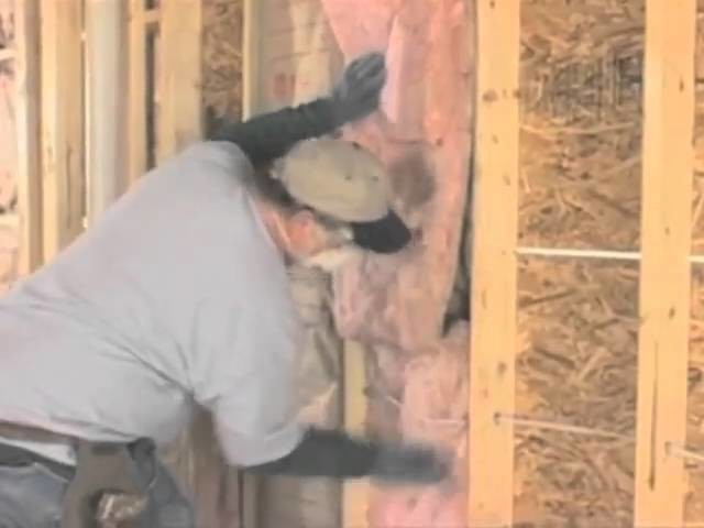 Residential Wall Batts Insulation Installation - Part Two