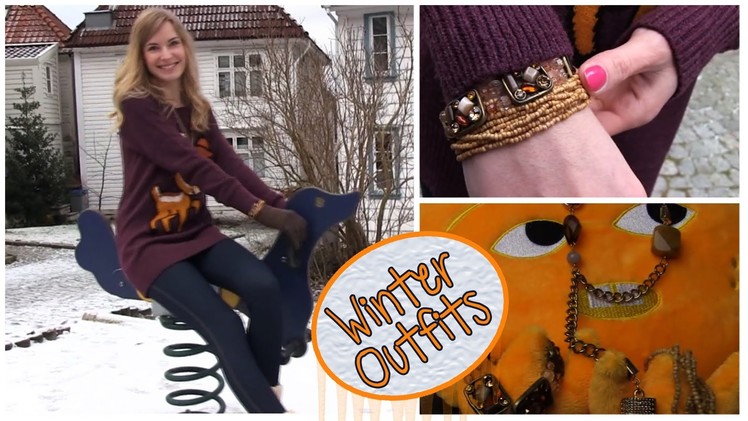 Amazing Winter Outfits! Warm Cozy Cute Party Dress Up Tutorial! In Beautiful Bergen, Norway.