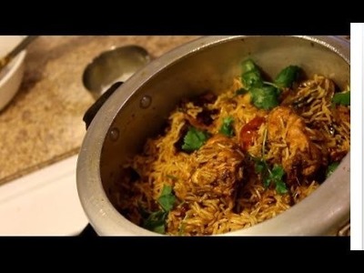 Chicken Biryani - How to make Chicken Biryani in pressure cooker--Video Recipe