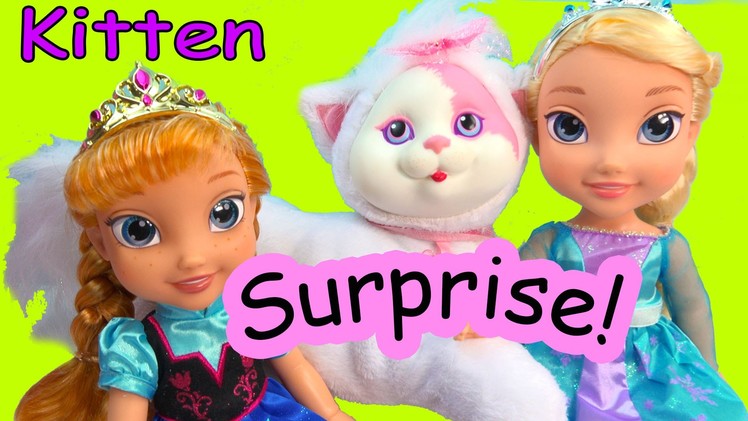 Disney Frozen Queen Elsa & Princess Anna Toddler Kitty Surprise Baby Kitten Mystery Toy Cookieswirlc